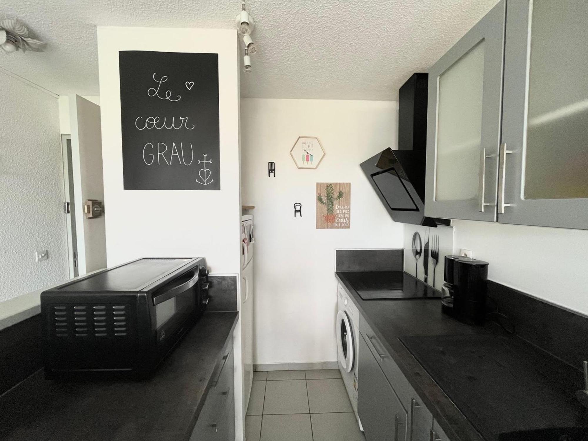 Appartement Devant La Mer + Parking Ле-Гро-дю-Руа Экстерьер фото